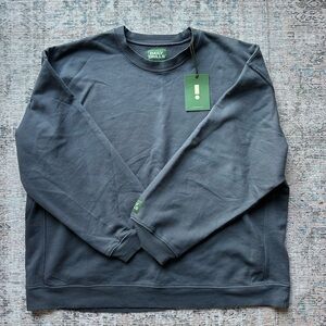 Daily Drills Unisex Oversized Crew in Vintage Black - XS/S